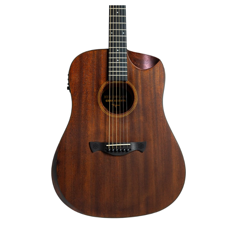 VIOLAO FOLK HALF CUTAWAY ARMREST EQ ACO ALL SAPELE NEW ENGLAND GRAN RESERVA DKMOP TAGIMA