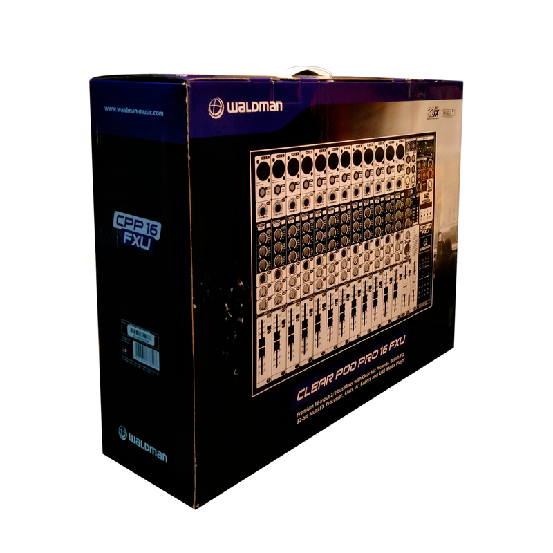 MESA DE DE SOM 16 CANAIS WALDMAN CPP-16FXU
