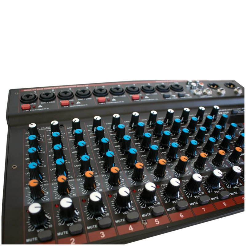 MESA DE SOM COMPACTA SOUNDVOICE MC12BT