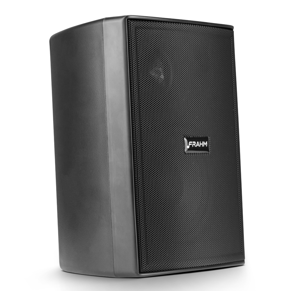 Caixa de Som Frahm PS200 Preta com Suporte - Unidade