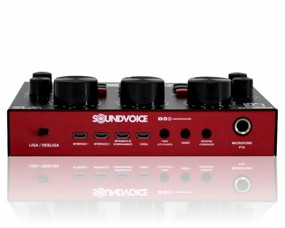 INTERFACE DE ÁUDIO SOUNDVOICE LITE SOUNDCASTING 300