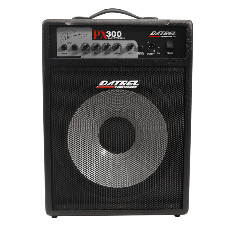 Cubo Amplificador para Contrabaixo Datrel PX300 – 300W RMS, Alto-falante de 15″ em Alumínio