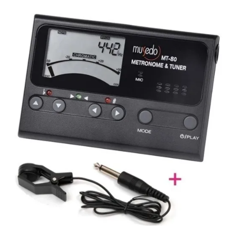METRONOMO AFINADOR COM DISPLAY DIGITAL MT-80