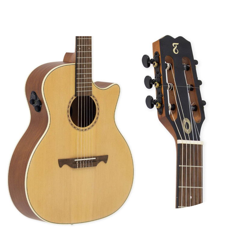 VIOLÃO MEDIUM JUMBO NYLON ECHOS NTOP TAGIMA