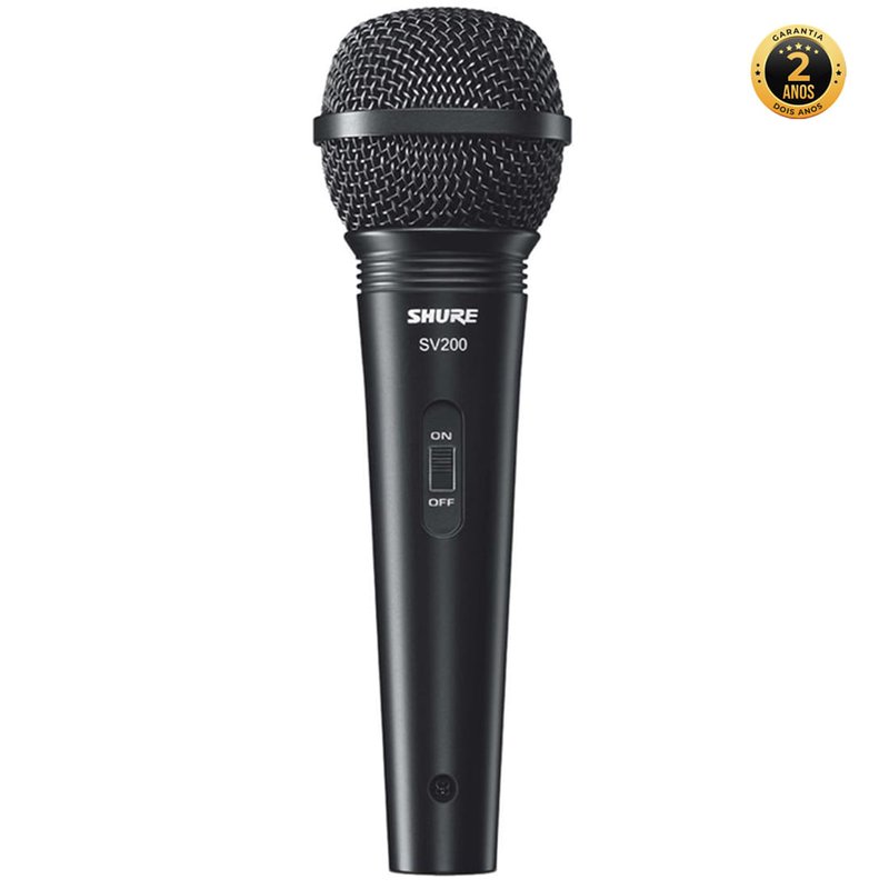 MICROFONE COM FIO SHURE SV200