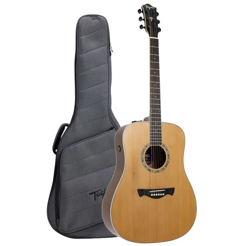 Violão Tagima TLM-100 NT – Folk Non-Cutaway Eletroacústico Natural