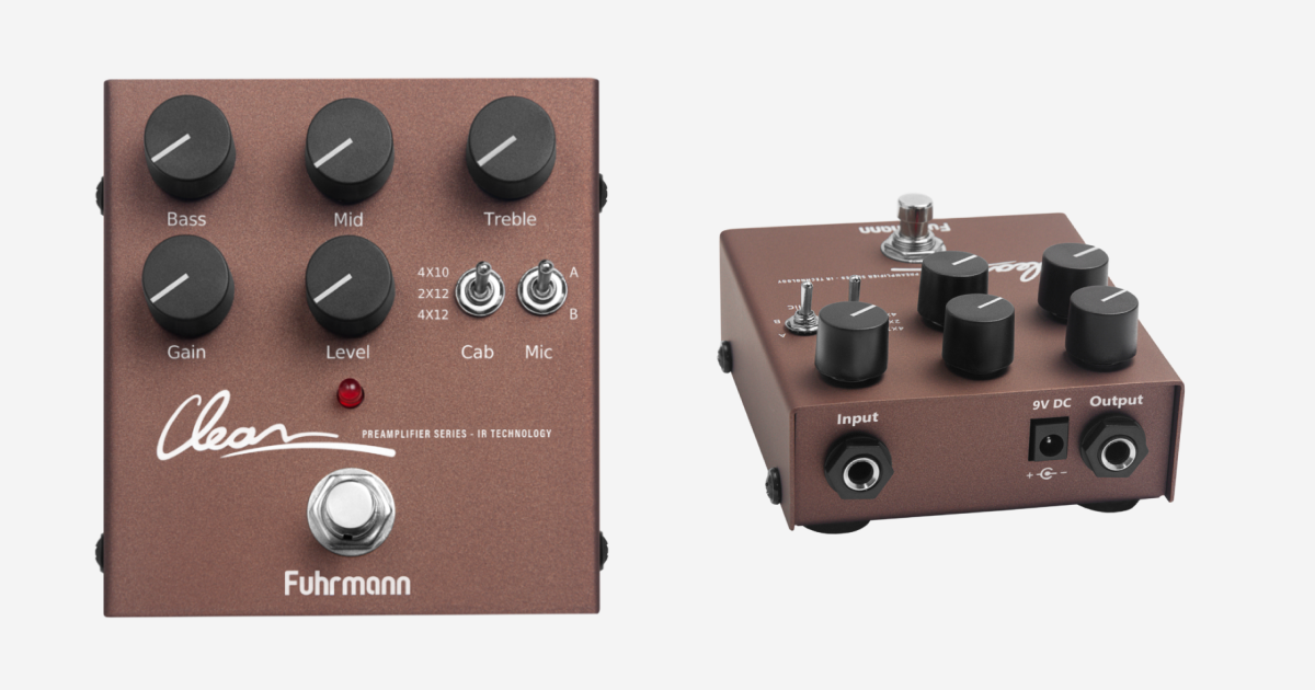 PEDAL SIMULADOR DIGITAL DE GUITARRA CLEAN SD01 FUHRMANN