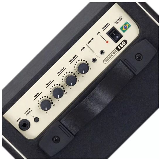 AMPLIFICADOR GUITARRA BORNE F60 PRETO