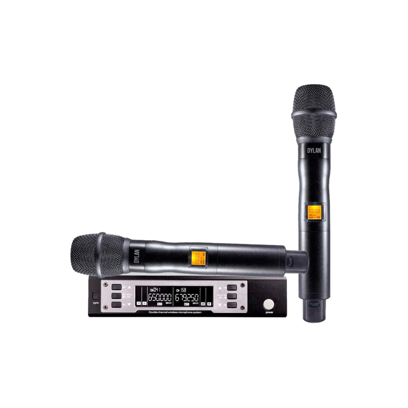 MICROFONE DUPLO SEM FIO DW902 POWER DYLAN