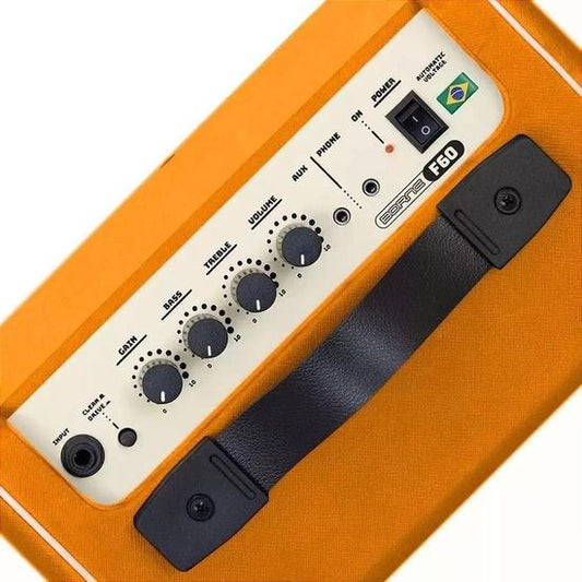 AMPLIFICADOR GUITARRA BORNE F60 LARANJA
