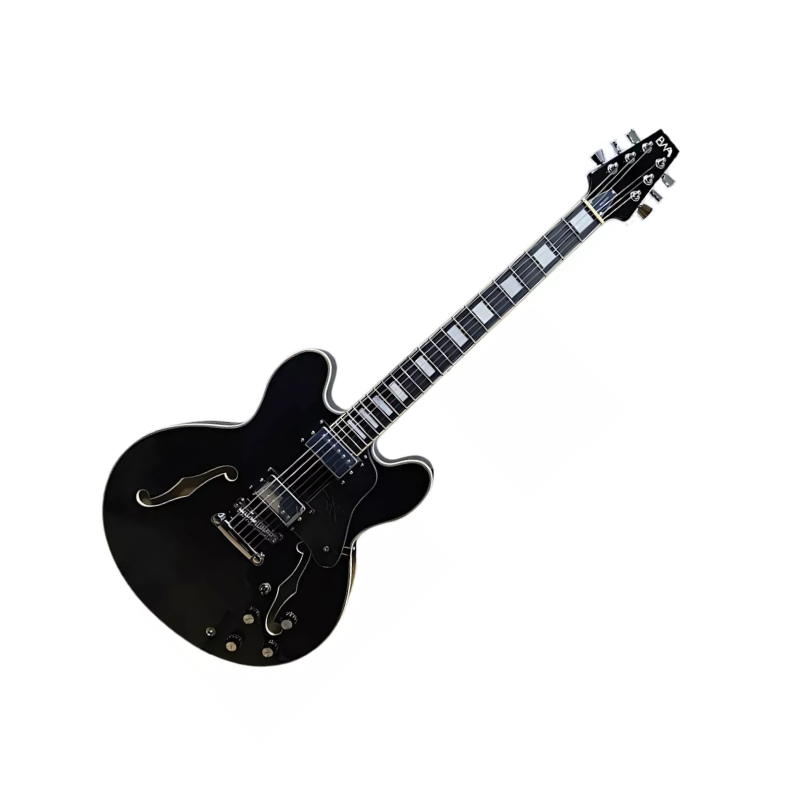 GUITARRA SEMI ACUSTIVA EWA STANDARD LINE HUMBUCKER ALNICO VELVETBK