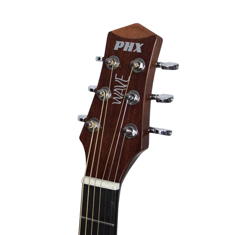 VIOLAO PHX AÇO ELET WAVE FOLK NATURAL
