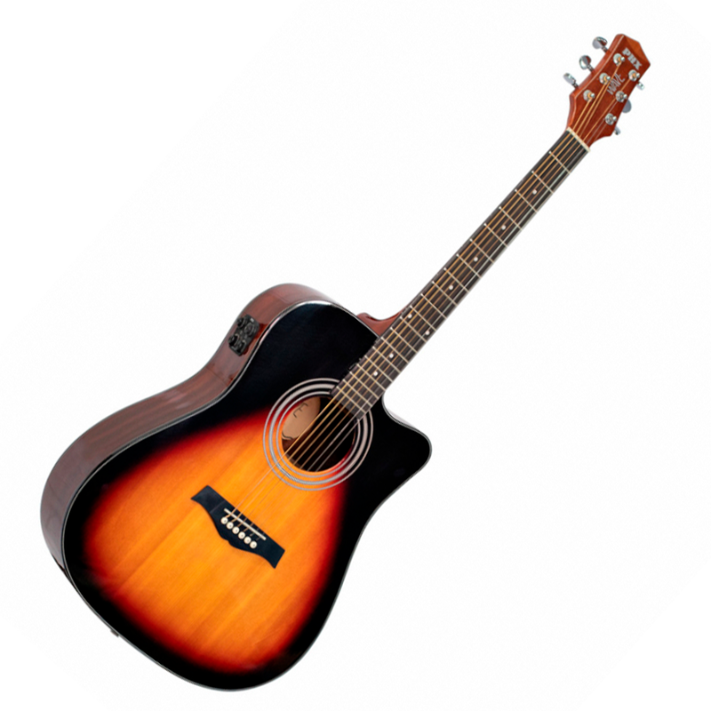 VIOLAO PHX AÇO ELET WAVE FOLK SUNBURST