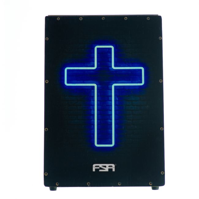 CAJON FSA GOSPEL FG1518 CRUZ NEON