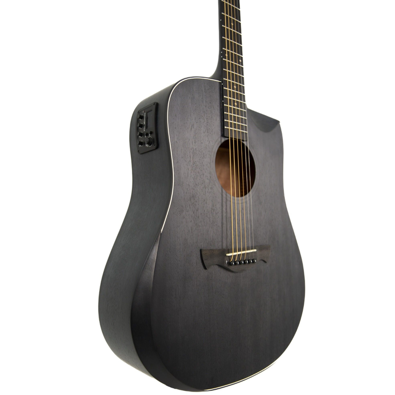 VIOLAO FOLK HALF CUTAWAY EQ ACO OKOUME TBW-300 BK TAGIMA