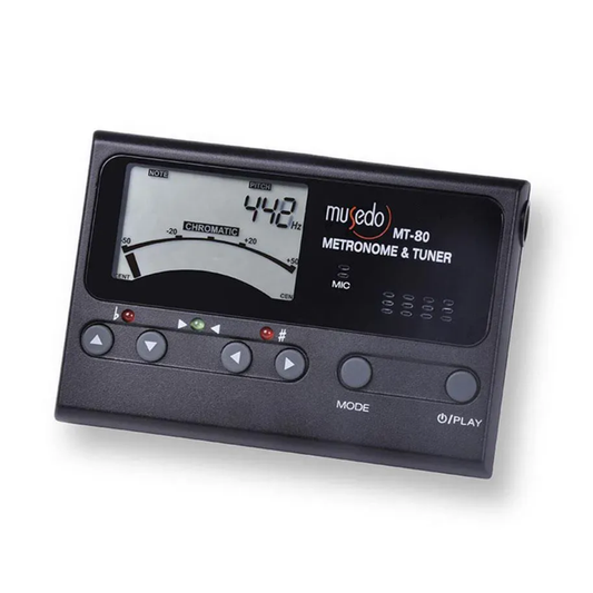 METRONOMO AFINADOR  COM DISPLAY DIGITAL MT-80