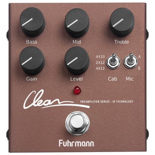 PEDAL SIMULADOR DIGITAL DE GUITARRA CLEAN SD01 FUHRMANN