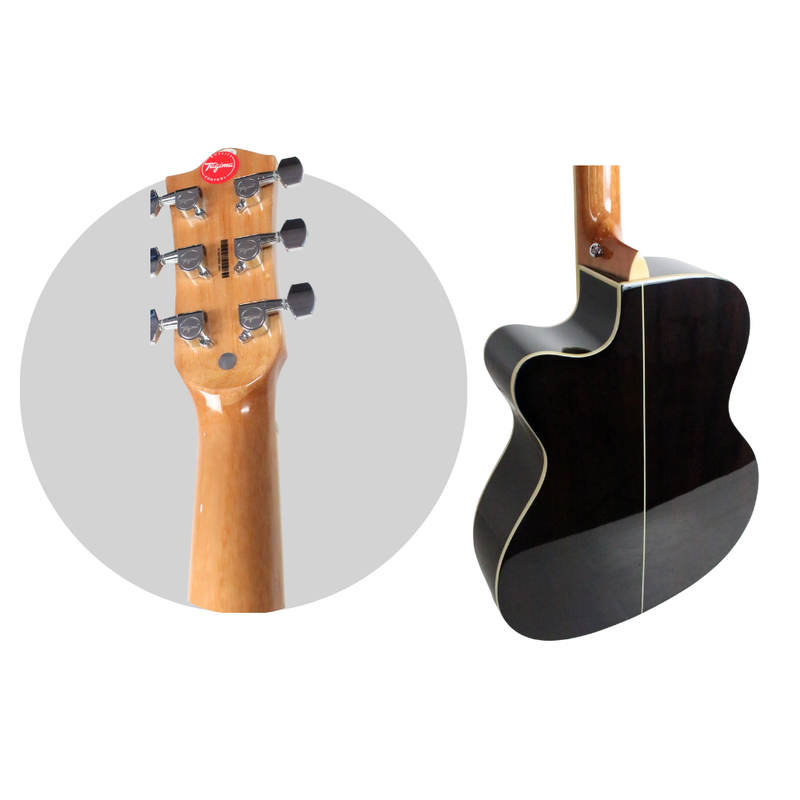 Violão Eletroacústica Tagima WS-30 EQ Preta – Jumbo Aço com Cutaway e Equalizador ativo