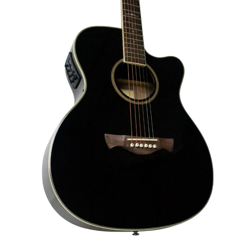 Violão Eletroacústica Tagima WS-30 EQ Preta – Jumbo Aço com Cutaway e Equalizador ativo