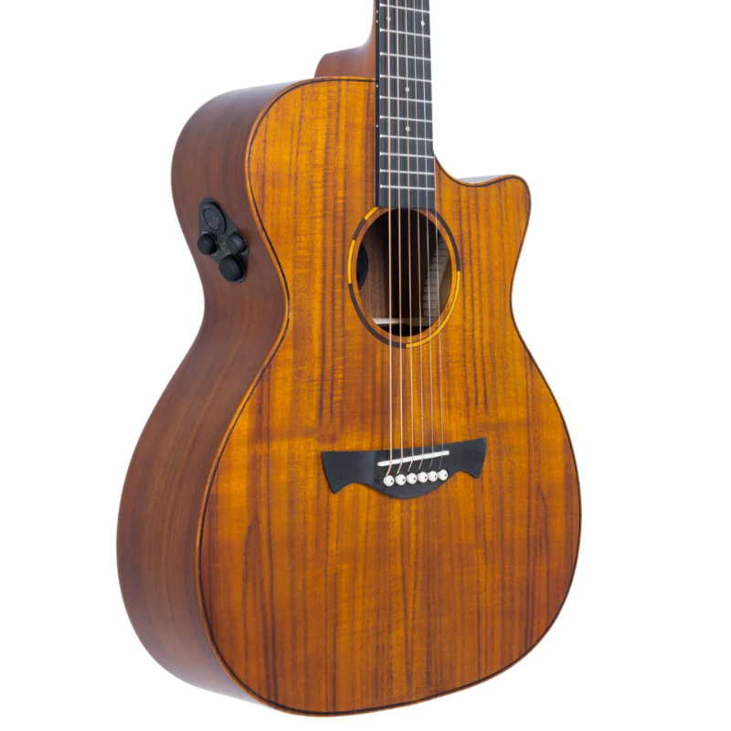 VIOLAO MEDIUM JUMBO ELEGANCE CUTAWAY EQ ACO T/ KOA B/S KOA SOLARIS NTOP TAGIMA