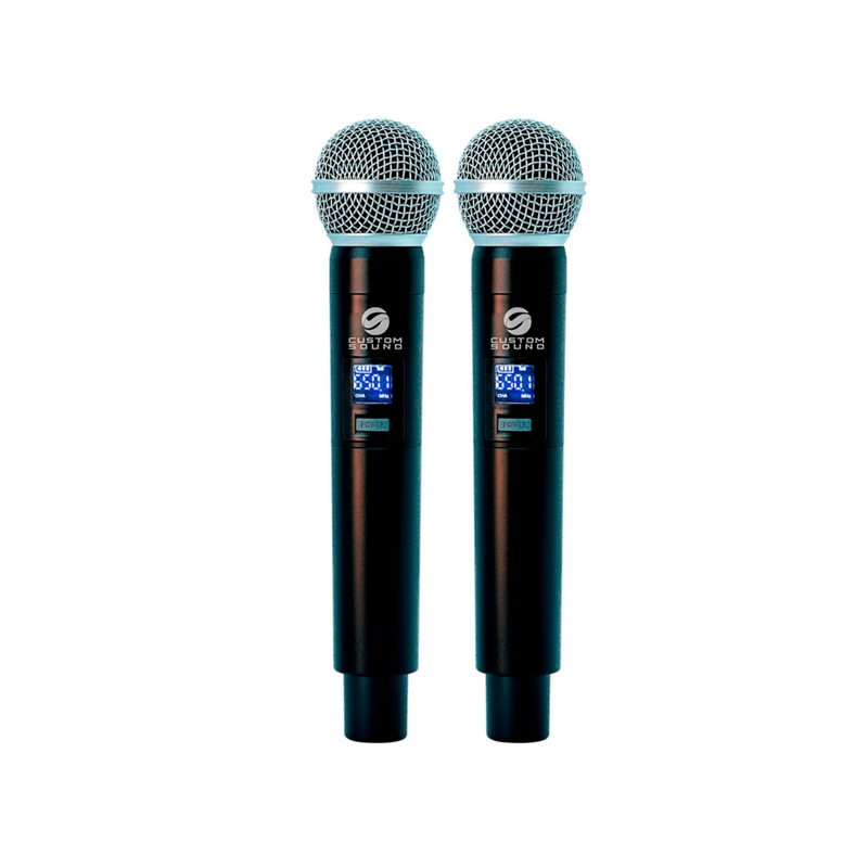 MICROFONE SEM FIO CUSTOM SOUND CW 40W