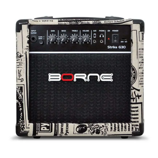 CUBO GUITARRA STRIKE G30 STANDART BORNE JORNAL