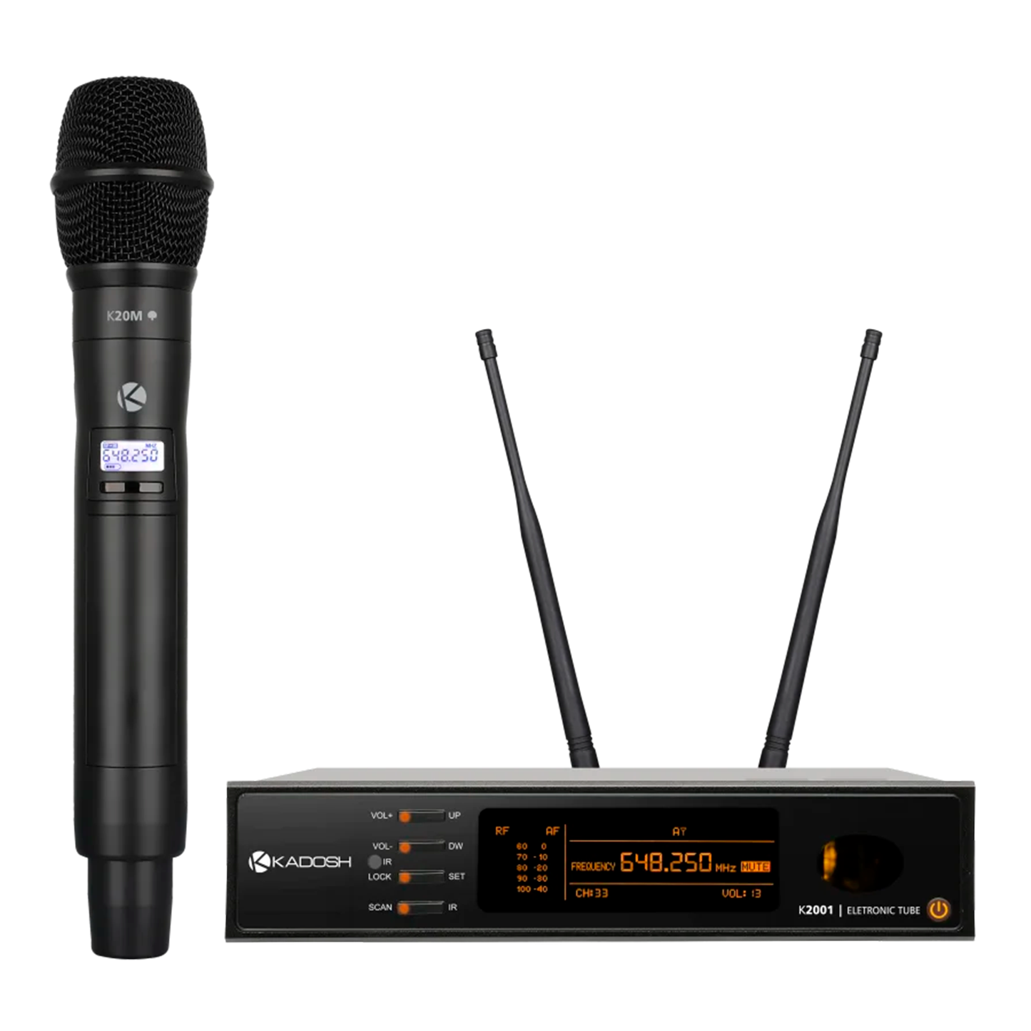 MICROFONE KADOSH SEM FIO K2001M TUBE VALVULADO