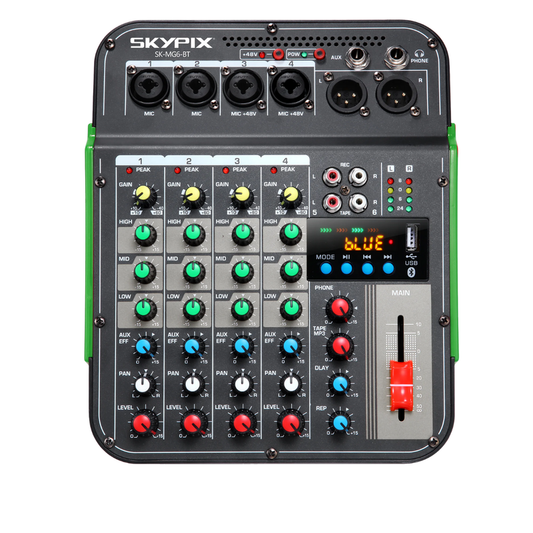 MESA DE SOM E EINTERFACE SKYPIX SKMG6BT