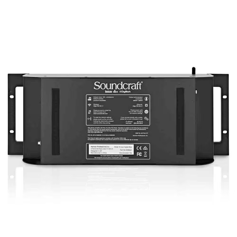 MESA DE SOM DIGITAL SOUNDCRAFT 16 CANAIS UI16