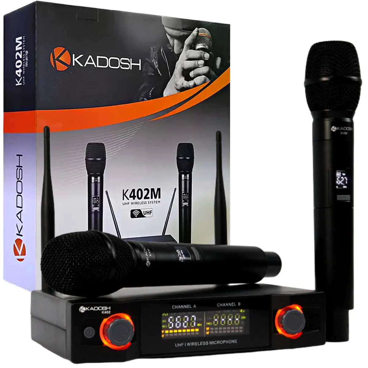 MICROFONE KADOSH SEM FIO K492M