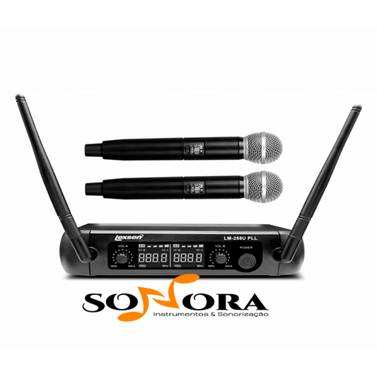 MICROFONE SEM FIO DUPLO LM258UPLL LEXSEN