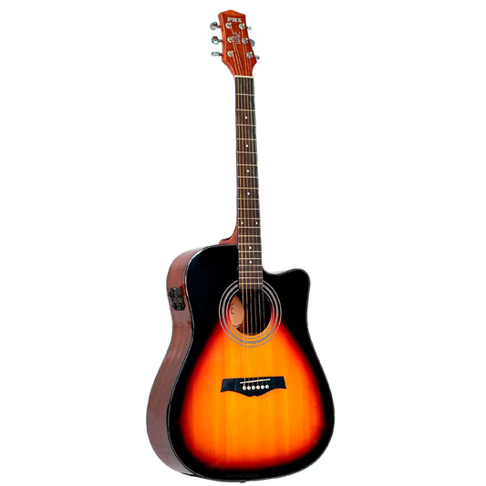 VIOLAO PHX AÇO ELET WAVE FOLK SUNBURST