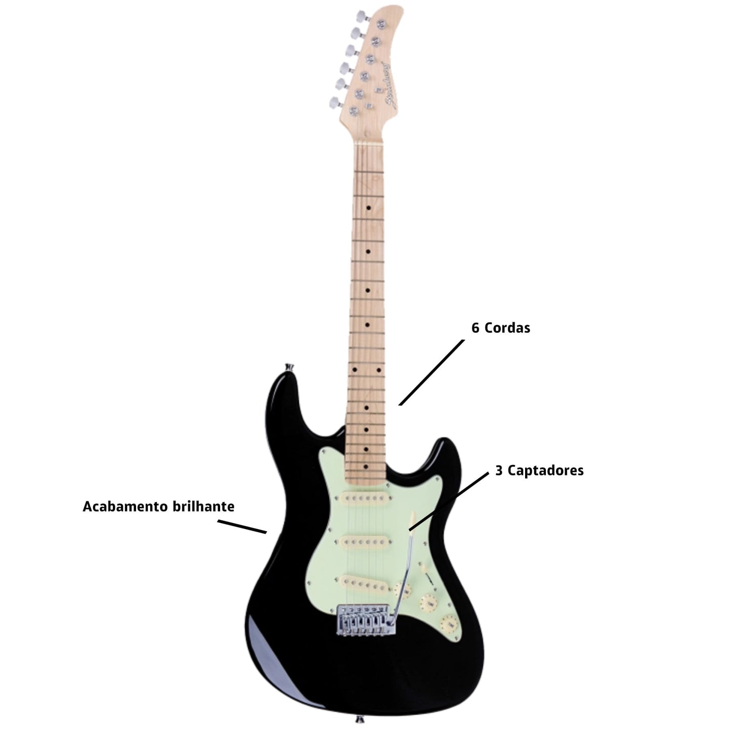GUITARRA STRINBERG STS100 BK