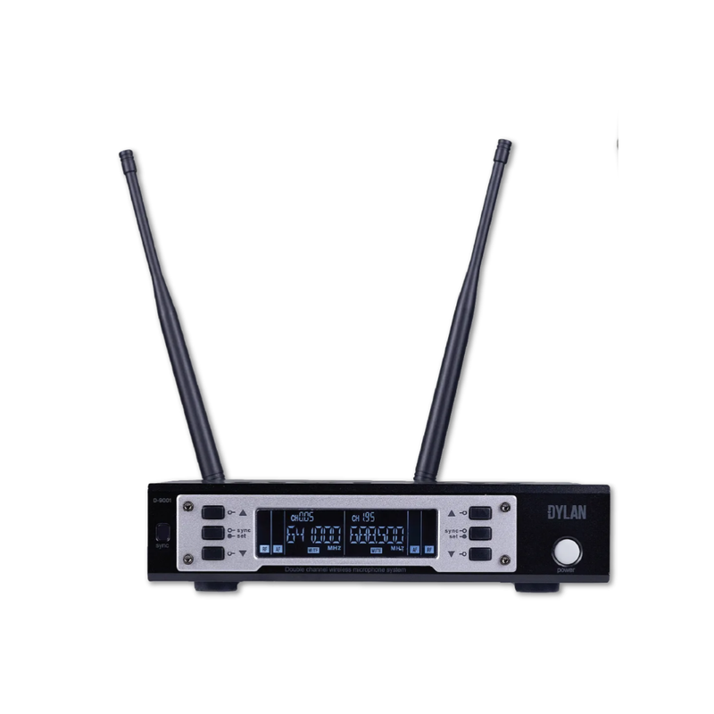 Microfone Sem Fio Dylan D9001TB Talkback — UHF Profissional com Função Talkback Exclusiva