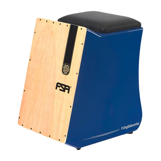FSA Gibão Series FGB6503 Azul – Cajón Elétrico com Dupla Captação, Conforto Ergonômico e Saídas Profissionais