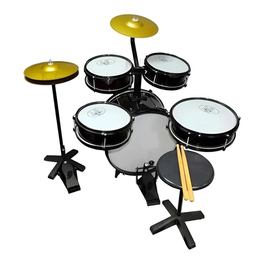 BATERIA AM2 + CHIMBAL ROCK BABY Preto