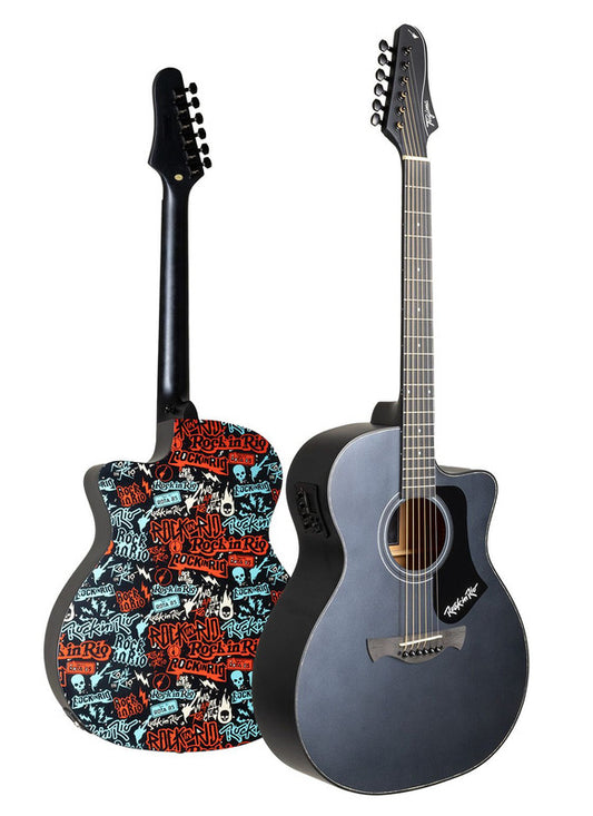 VIOLAO GRAND AUDITORIUM EQ ACO T/ SPRUCE B/S AGATHIS ROCK IN RIO ACOUSTIC MDSVS TAGIMA