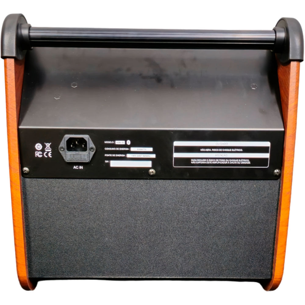 AMPLIFICADOR BATERIA ELETRONICA ADB-50 40W FALANTE 8" BI VOLT MADEIRA NAGANO TECH