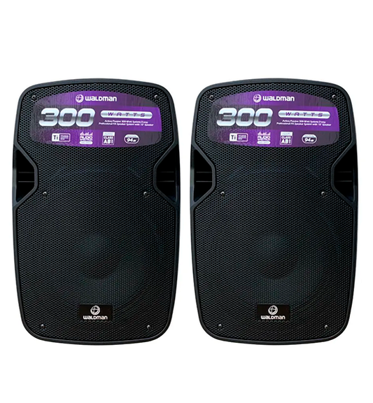 KIT CAIXA 10" ATIVA E PASSIVA WALDMAN FK-300X