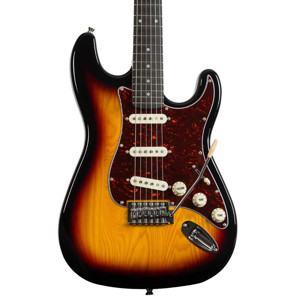 GUITARRA  SEIZI VINTAGE SHINOBI ASH SSS - SUNBURST PH