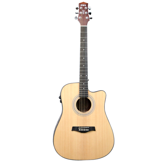 VIOLAO PHX AÇO ELET WAVE FOLK NATURAL
