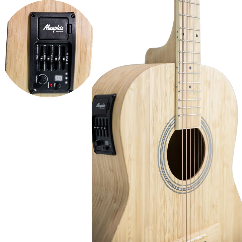 VIOLAO AÇO EQ ALL SOLID BAMBU NATURALE TBRS MEMPHIS