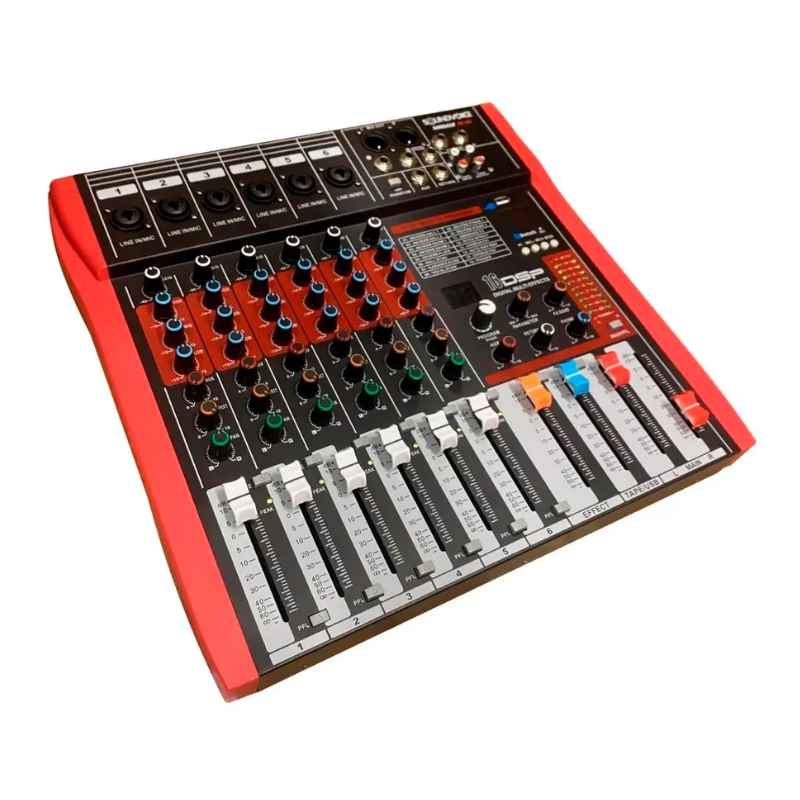 MESA DE SOM SOUNDVOICE MR802 RUBI